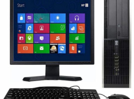 Desktop computer setup